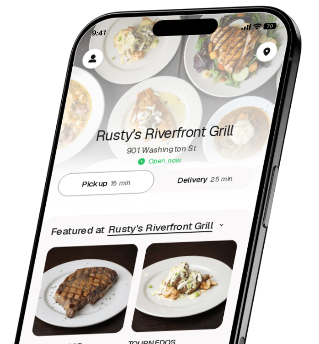 Rusty's Riverfront Grill app preview
