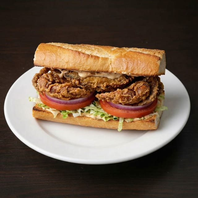 SOFT SHELL CRAB PO'BOY.