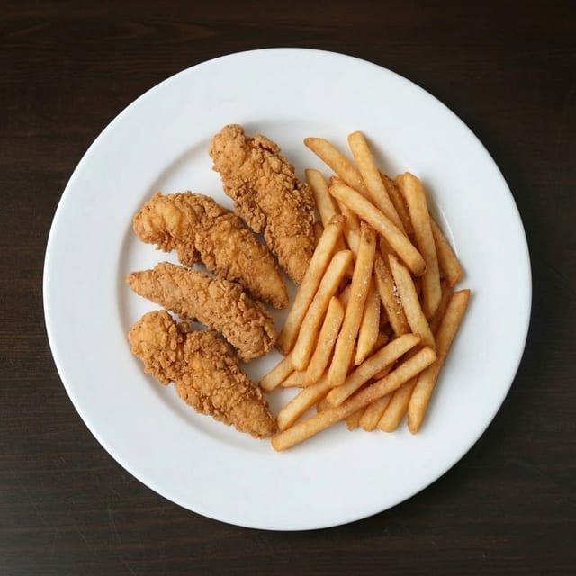 ADULT CHICKEN FINGERS.